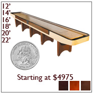Coin Operated Shuffleboards
