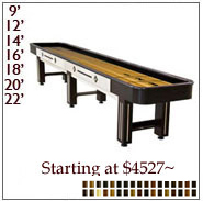 Distinction Shuffleboard Tables
