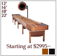 Telluride Shuffleboard Table