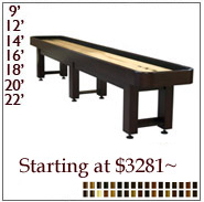 Tradition Shuffleboard Tables