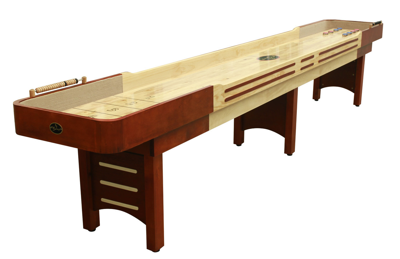 16' Cherry Coventry Shuffleboard Table