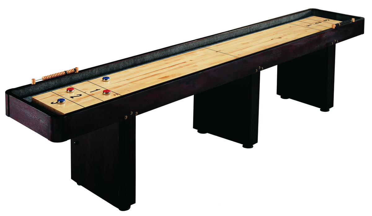 14' Level Best Shuffleboard - Traditional Mahogany
