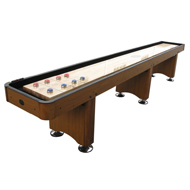 12' Honey Oak Playcraft Woodbridge Shuffleboard Table