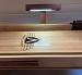 Shuffleboard Lights Stained to Match (Customer Photo)