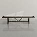 Black frame, Oak playing surface, chocolate leather
