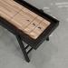 Blackened Oak frame, Oak playing surface