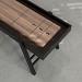 Blackened Oak frame, Walnut playing surface