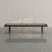 Blackened Oak frame, Oak playing surface, Tan suede, Polished Brass hardware