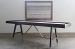 Blackened Oak frame, Walnut playing surface, Tan suede, Yellow Zinc hardware
