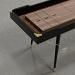 Blackened Oak wood frame, Walnut playing surface, cork gutters