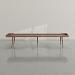 Natural Walnut wood frame, Oak playing surface, cork gutters