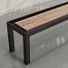 Black frame, Oak playing surface, chocolate leather