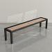 Black frame, Oak playing surface, chocolate leather