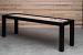 Black frame, Oak playing surface, chocolate leather