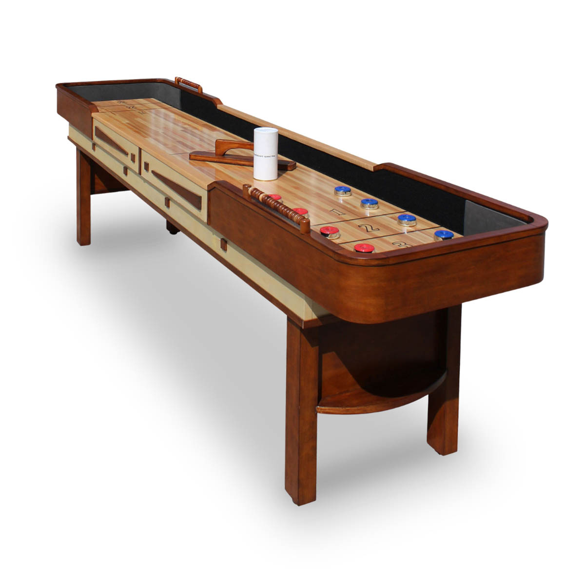 9' Merlot Shuffleboard Table - Walnut
