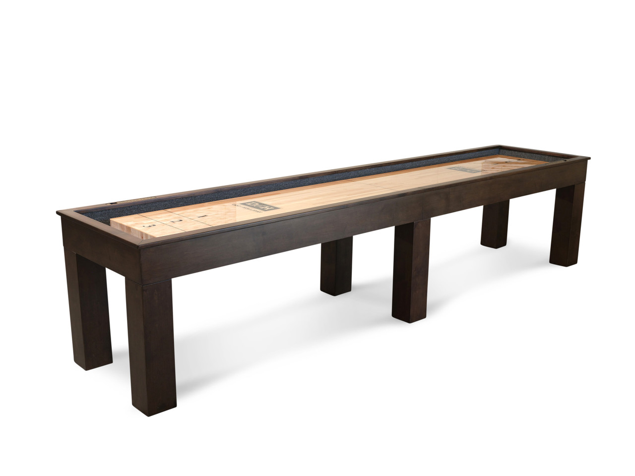 12' Parsons Shuffleboard Table Antique Coffee