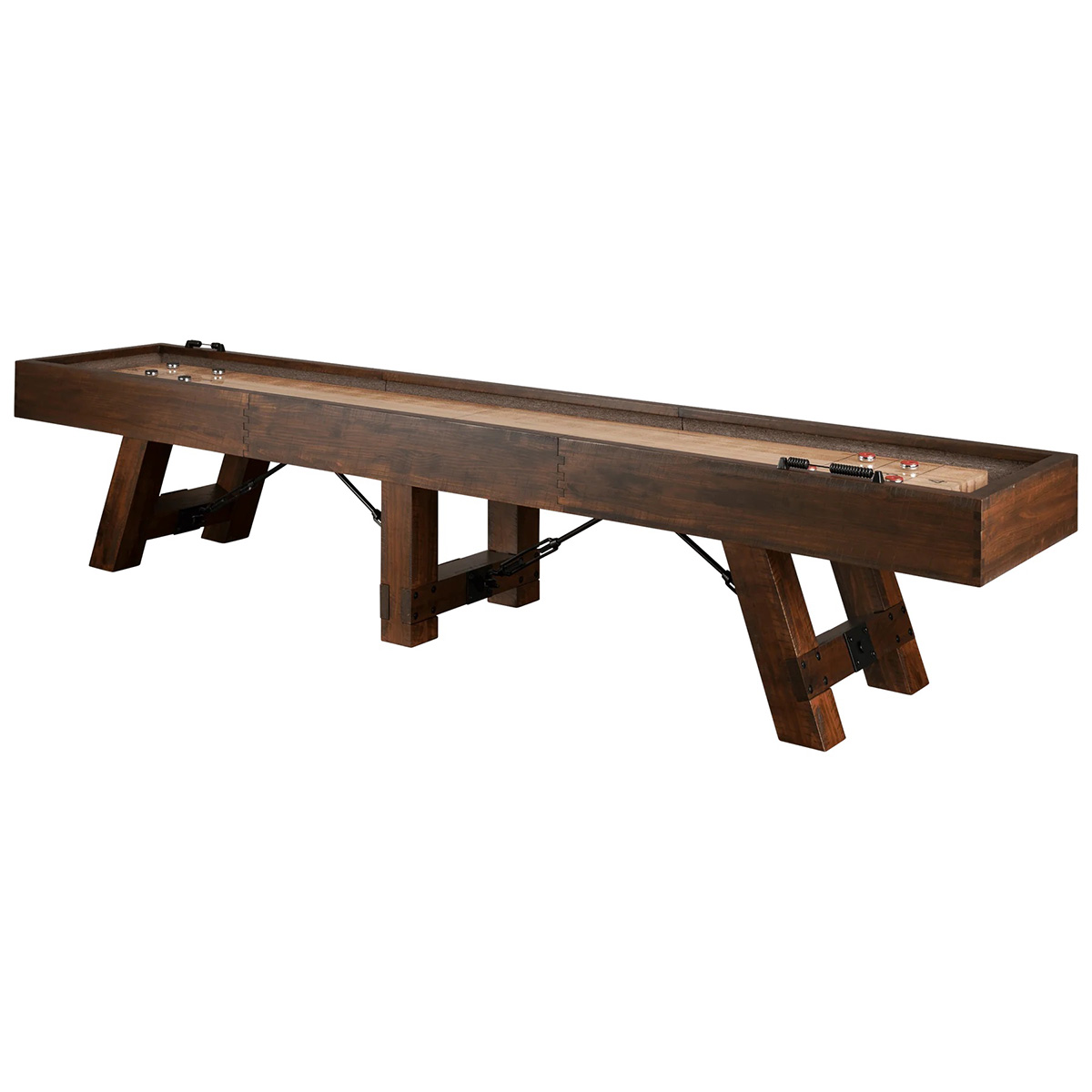 14' Savannah Shuffleboard Table Sable