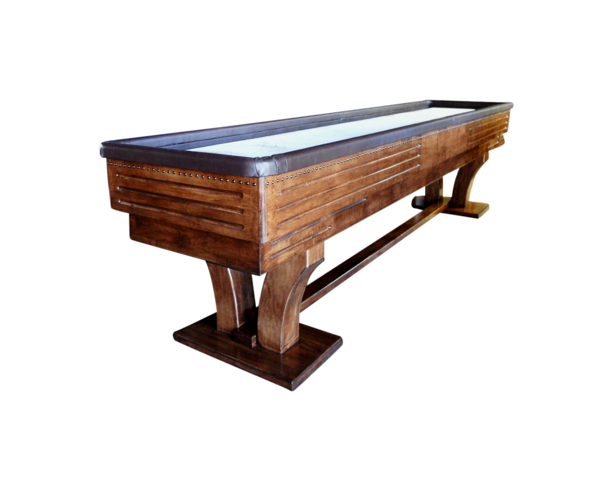 Pool Billiard Table Deluxe Mahogany Finish Shuffleboard Score Board 