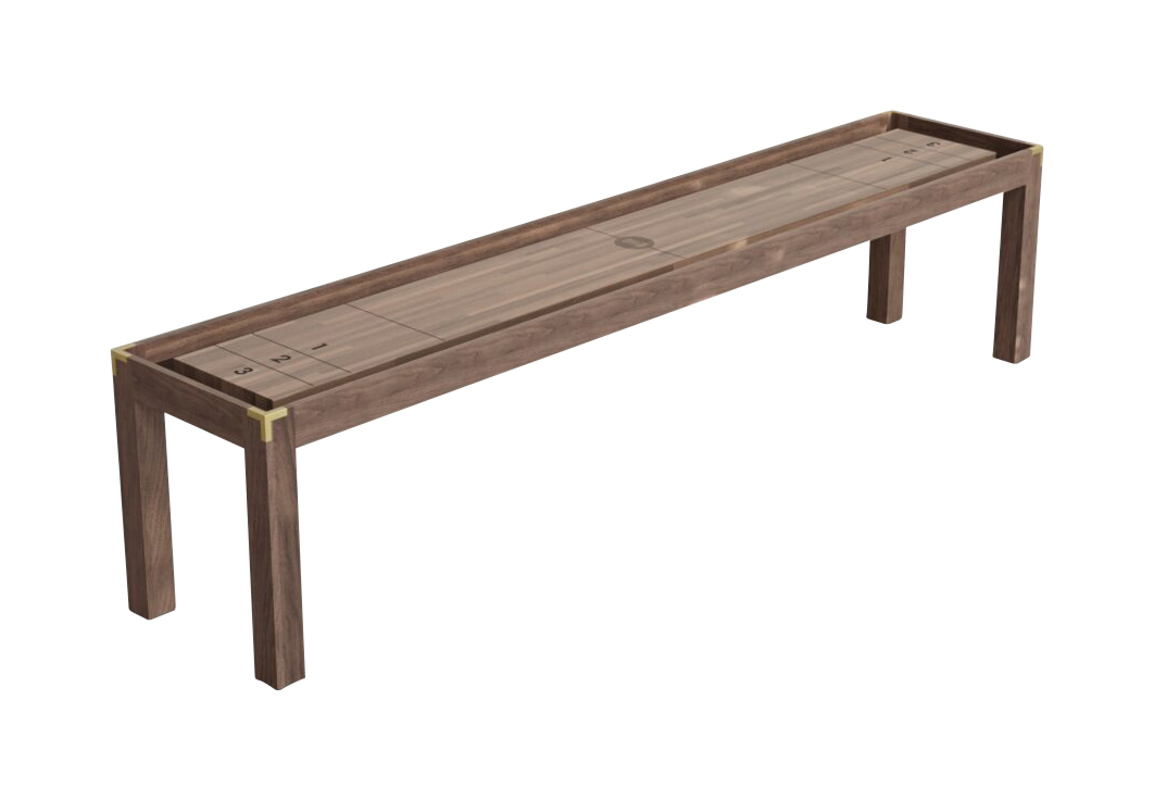10' Wood Parsons Shuffleboard Table
