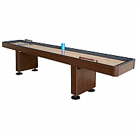 9' Challenger Walnut Shuffleboard Table