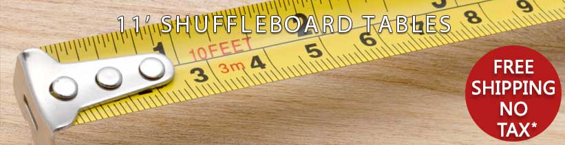 11 Foot Shuffleboard Tables
